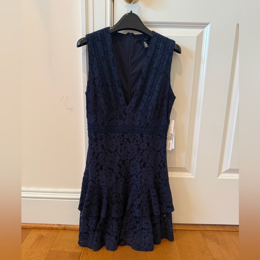Aqua Blue Sleeveless V-Neck Fit and Flare Mini Dress